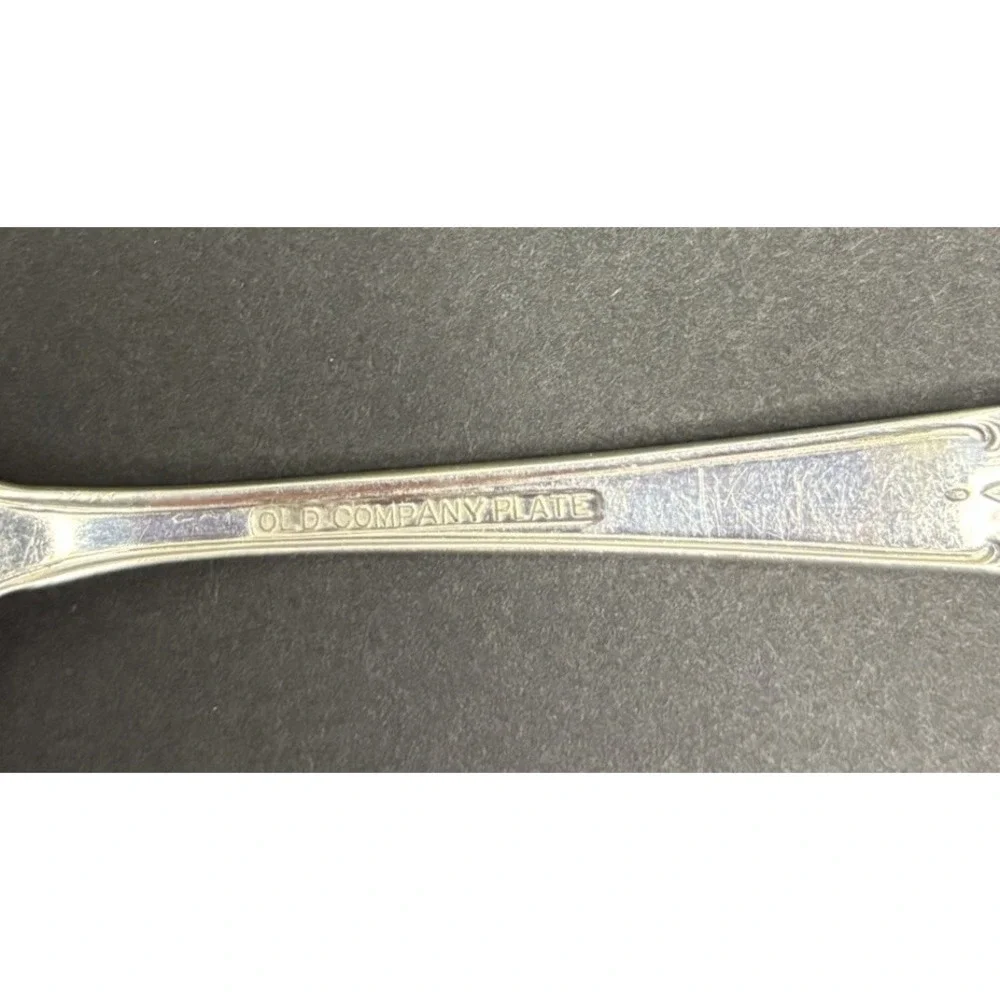 9 Old Company Plate Signature Rose Silver Plate Pieces Fork Spoons Monogram H